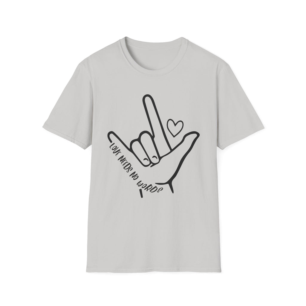 ASL 'I Love You' T-Shirt – Hand Sign Graphic Tee