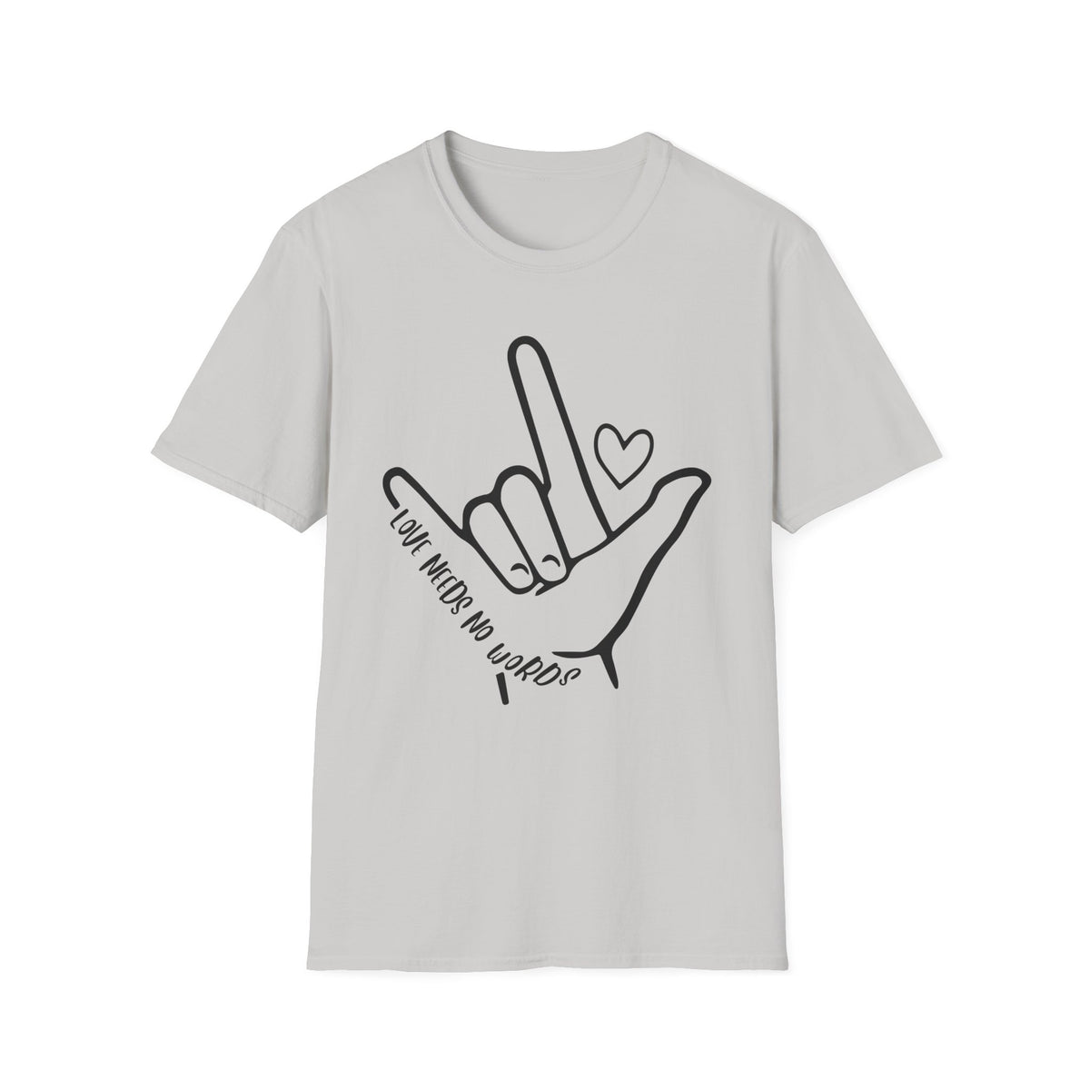 ASL 'I Love You' T-Shirt – Hand Sign Graphic Tee