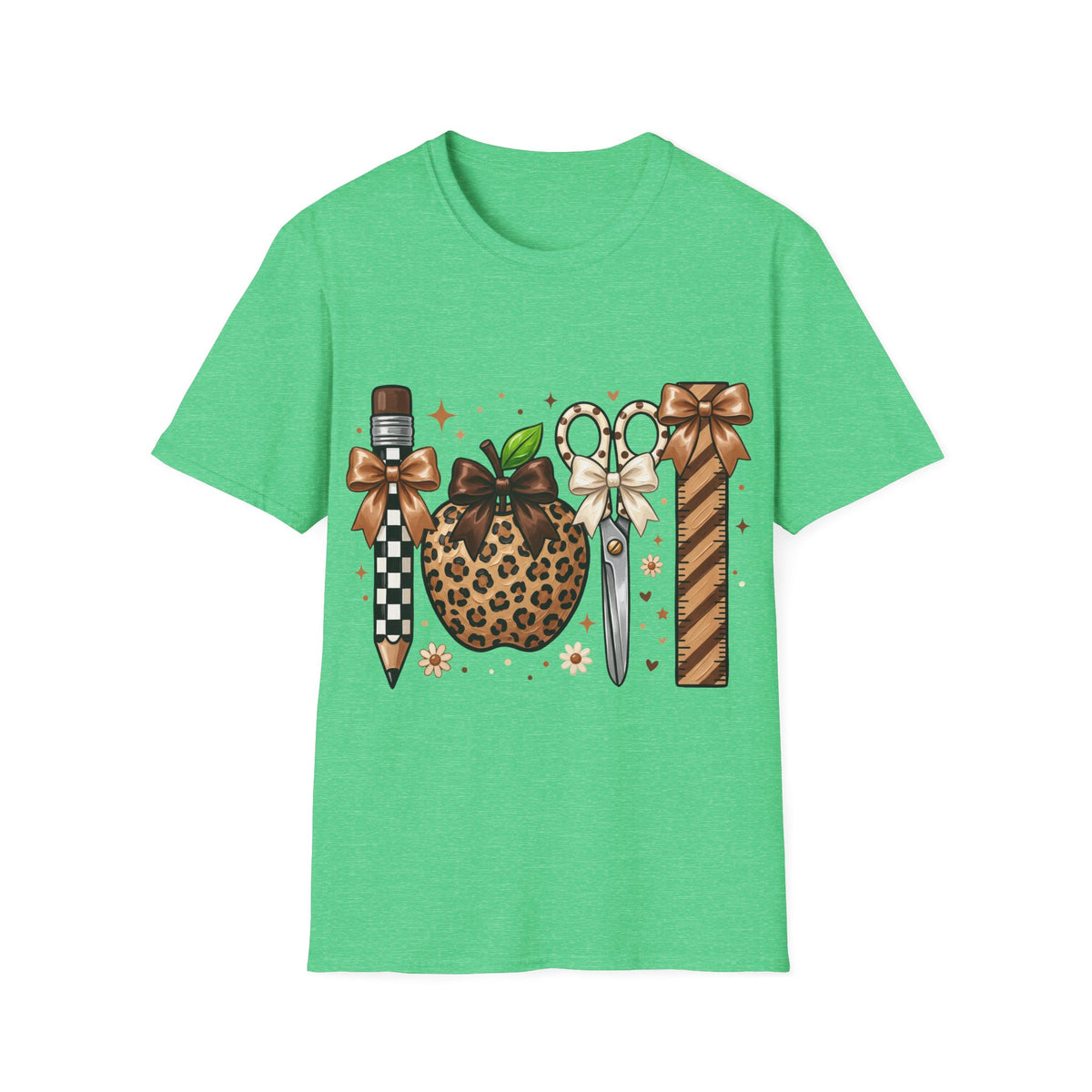 Leopard Apple Scissors T‑Shirt