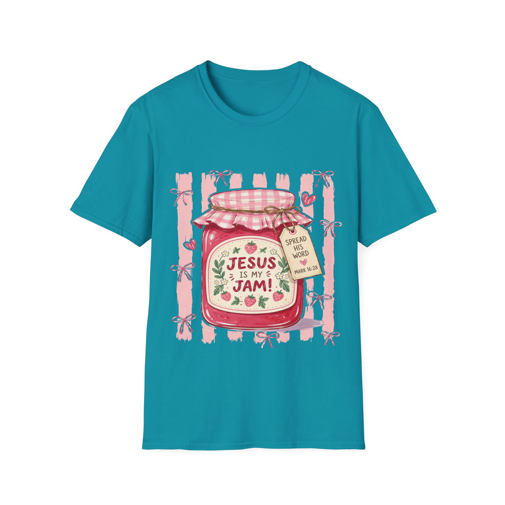 Jesus Is My Jam T-Shirt — Christian Faith Jam Jar Graphic Tee