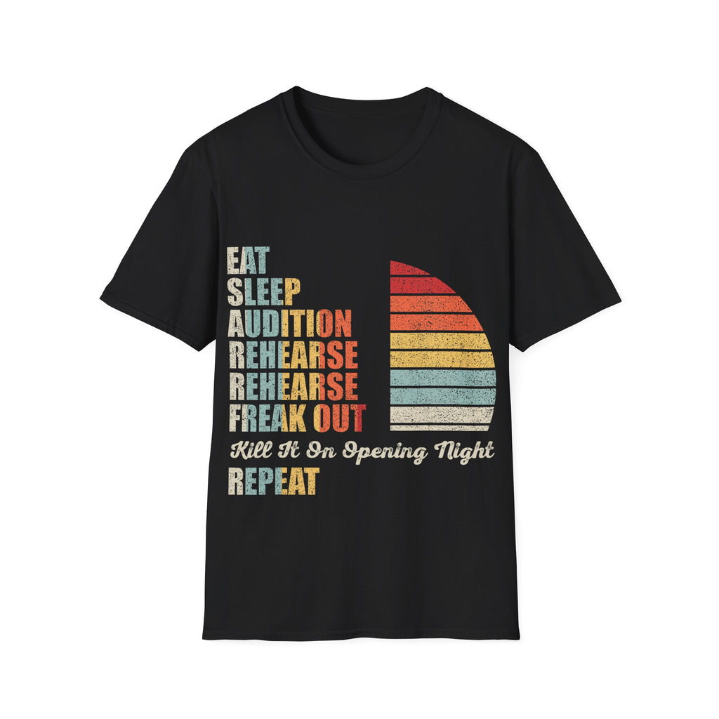 Vintage Rehearse, Freak Out, Repeat T‑Shirt
