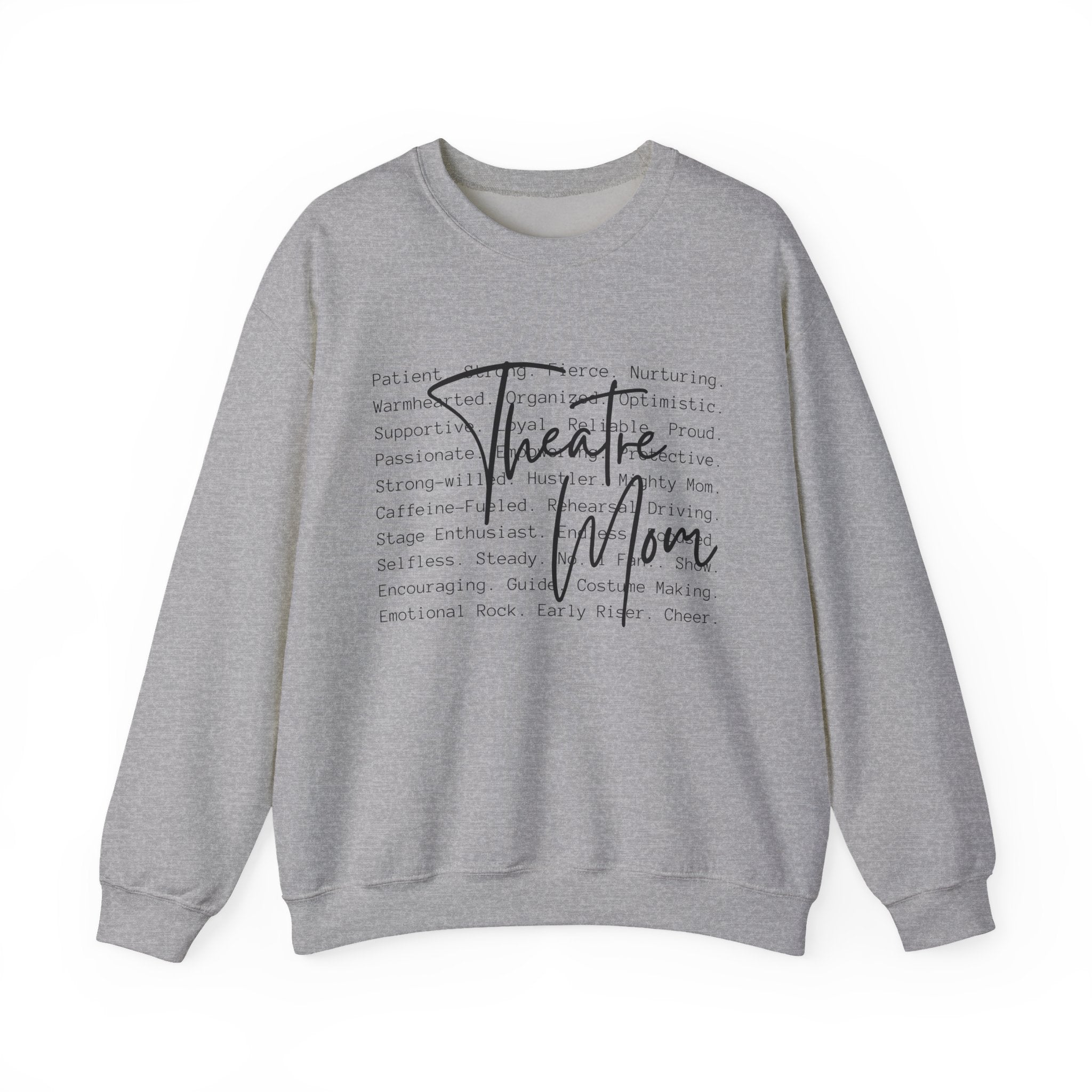 Theatre Mom Sweatshirt – Scripted Word Art Crewneck
