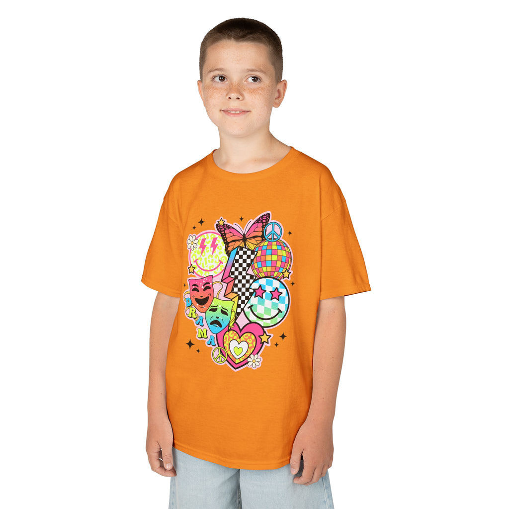 Kids Drama T-Shirt — Colorful Happy Collage