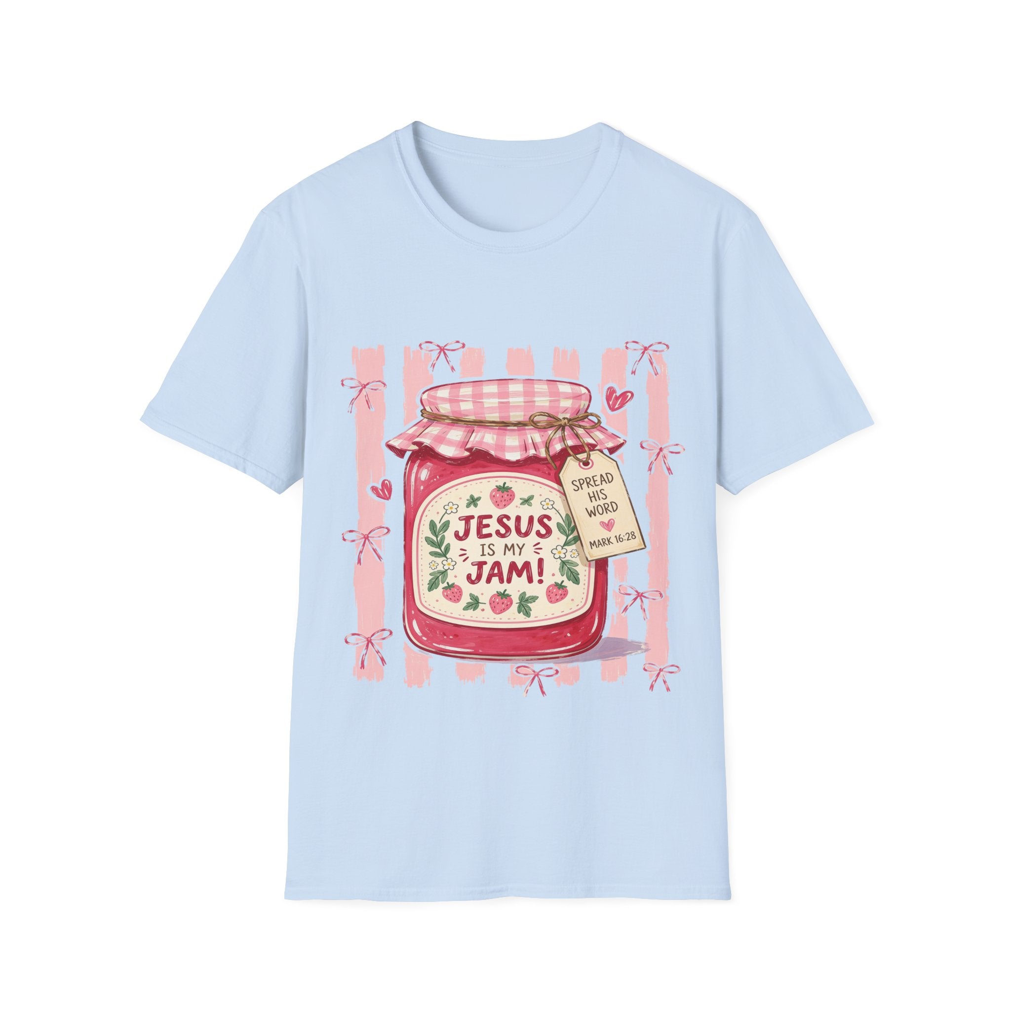 Jesus Is My Jam T-Shirt — Christian Faith Jam Jar Graphic Tee