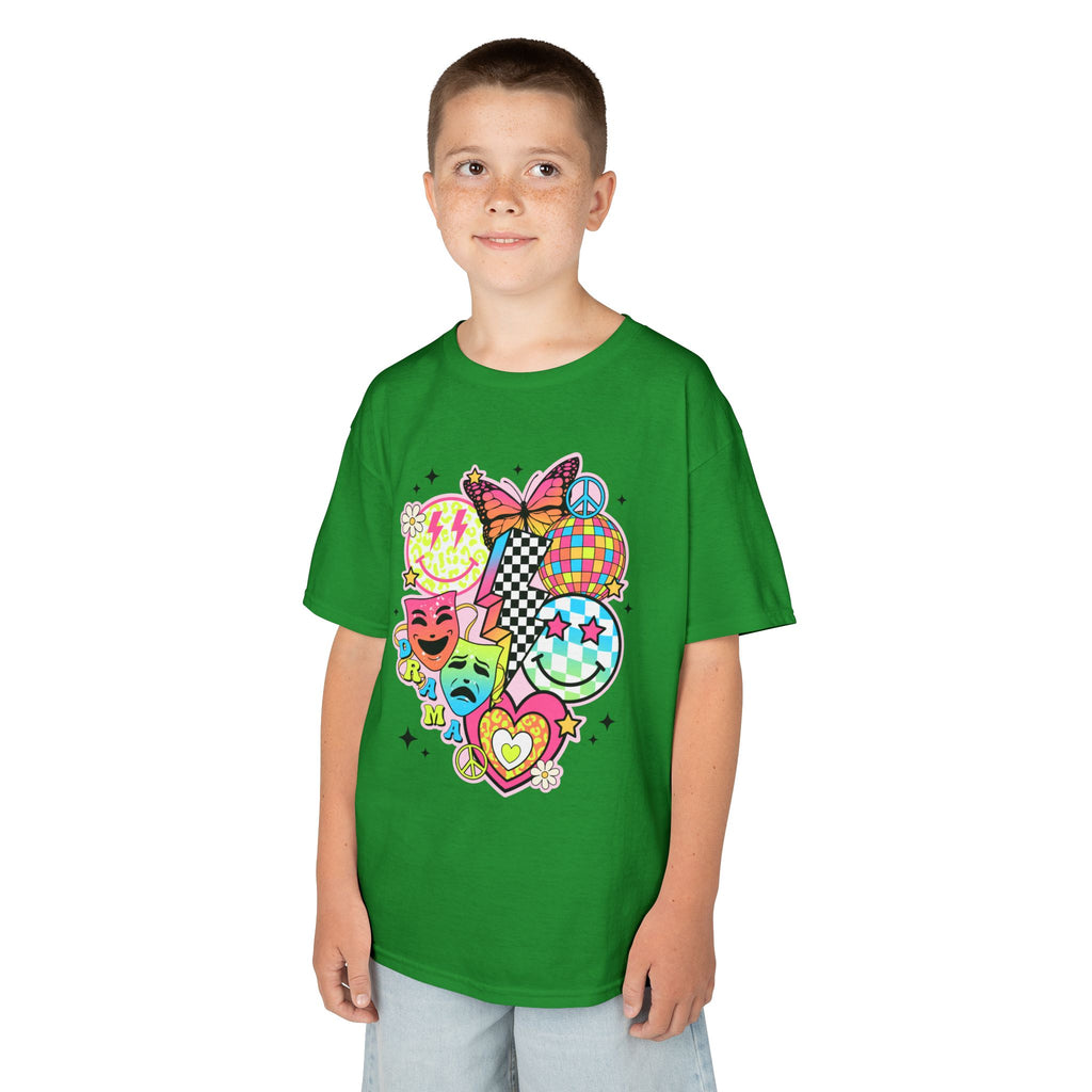Kids Drama T-Shirt — Colorful Happy Collage