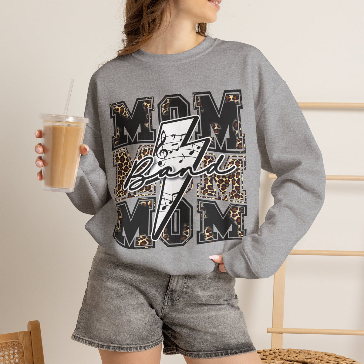 BAnd Mom Crewneck Sweatshirt