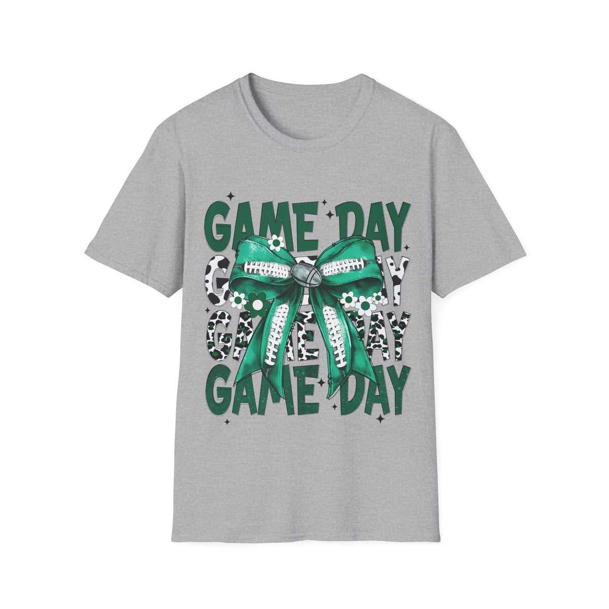 Game Day T-Shirt — Green Bow Football Tee