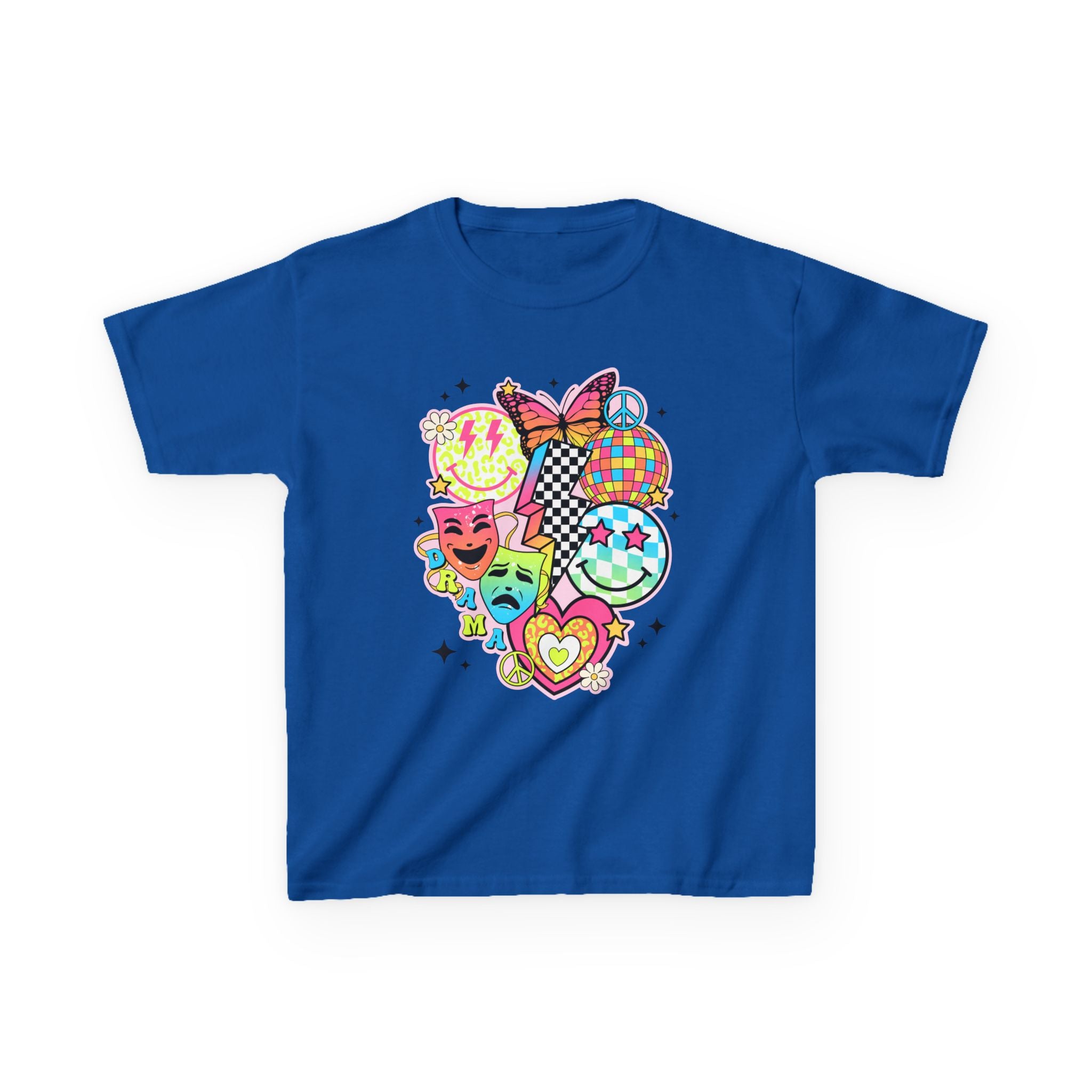 Kids Drama T-Shirt — Colorful Happy Collage