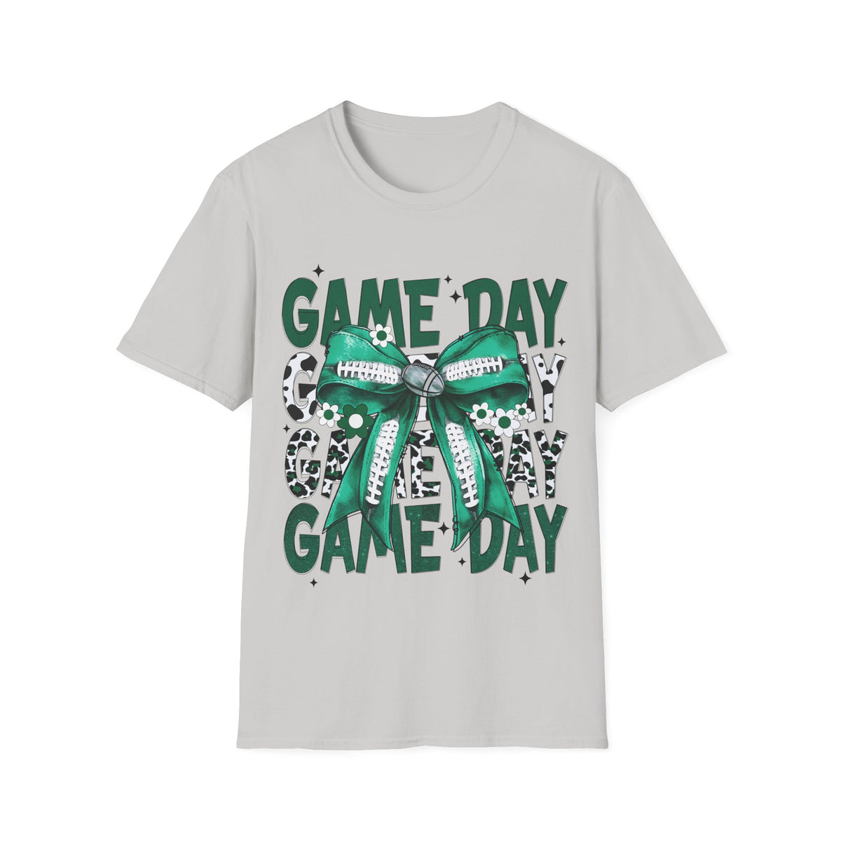 Game Day T-Shirt — Green Bow Football Tee