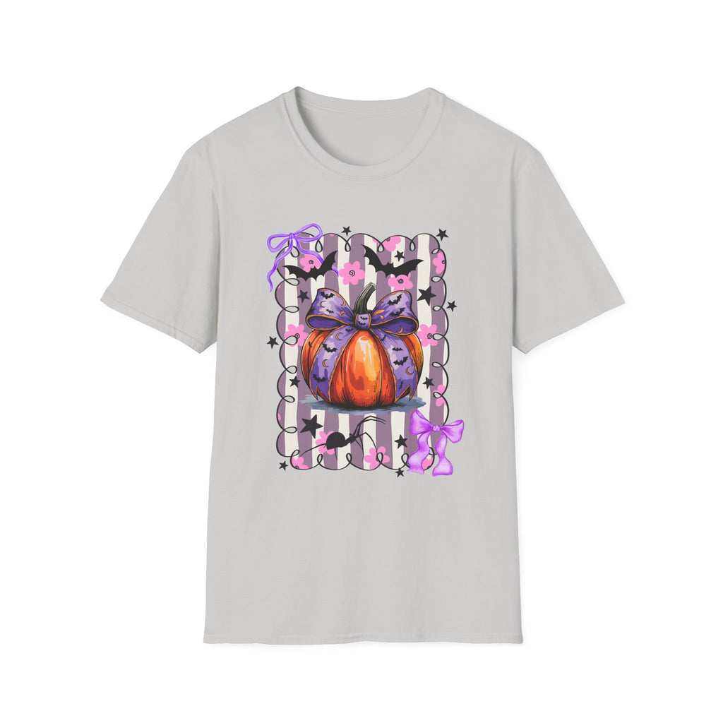 Purple Bow Pumpkin T-Shirt