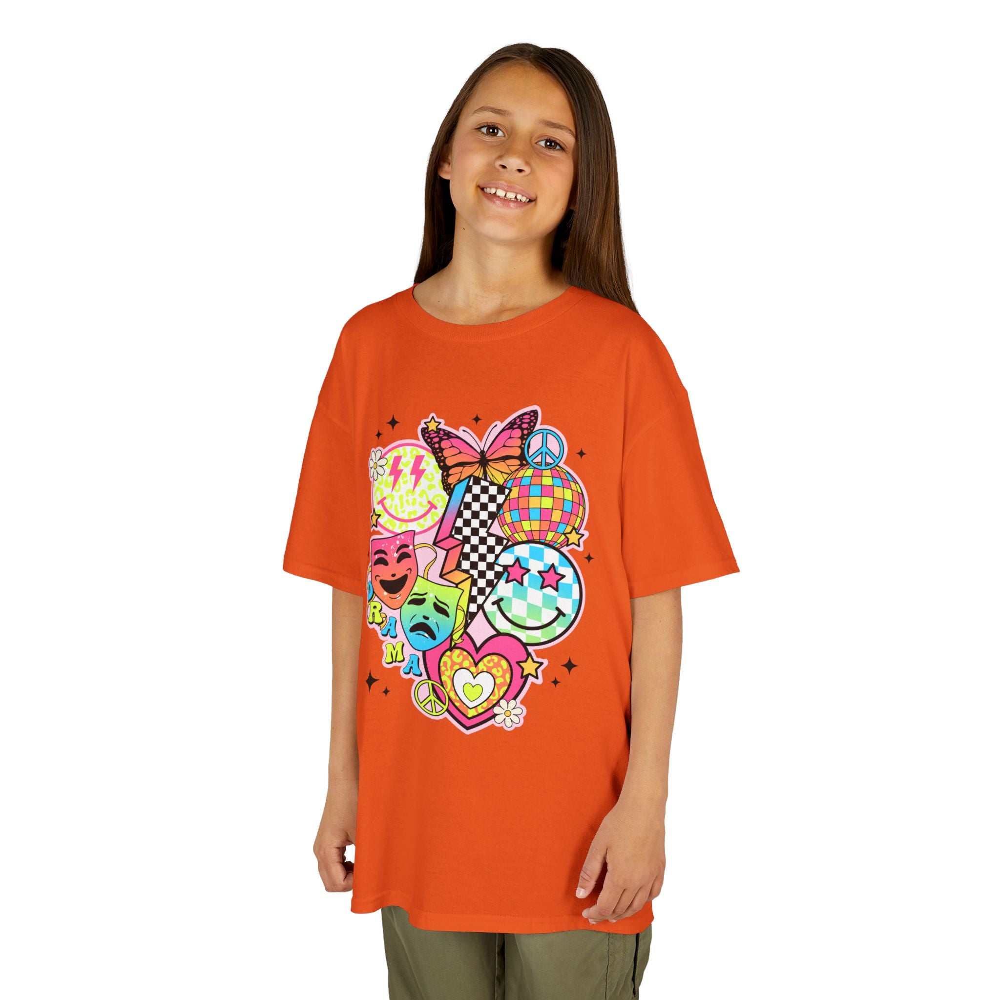 Kids Drama T-Shirt — Colorful Happy Collage
