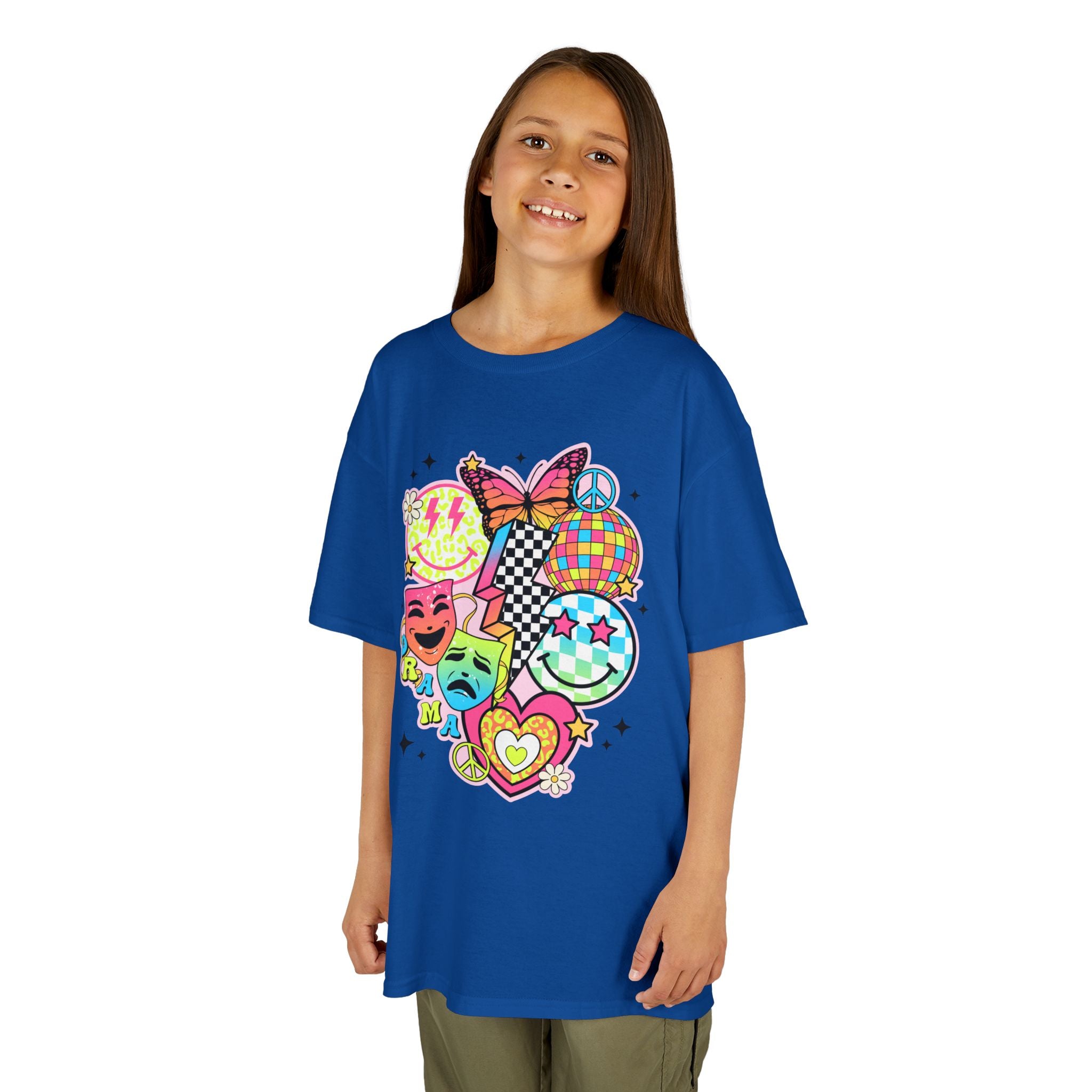 Kids Drama T-Shirt — Colorful Happy Collage