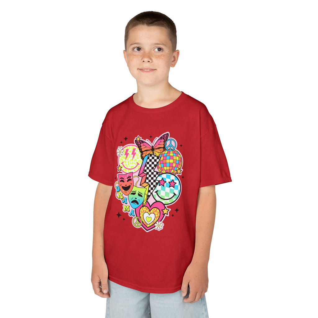 Kids Drama T-Shirt — Colorful Happy Collage