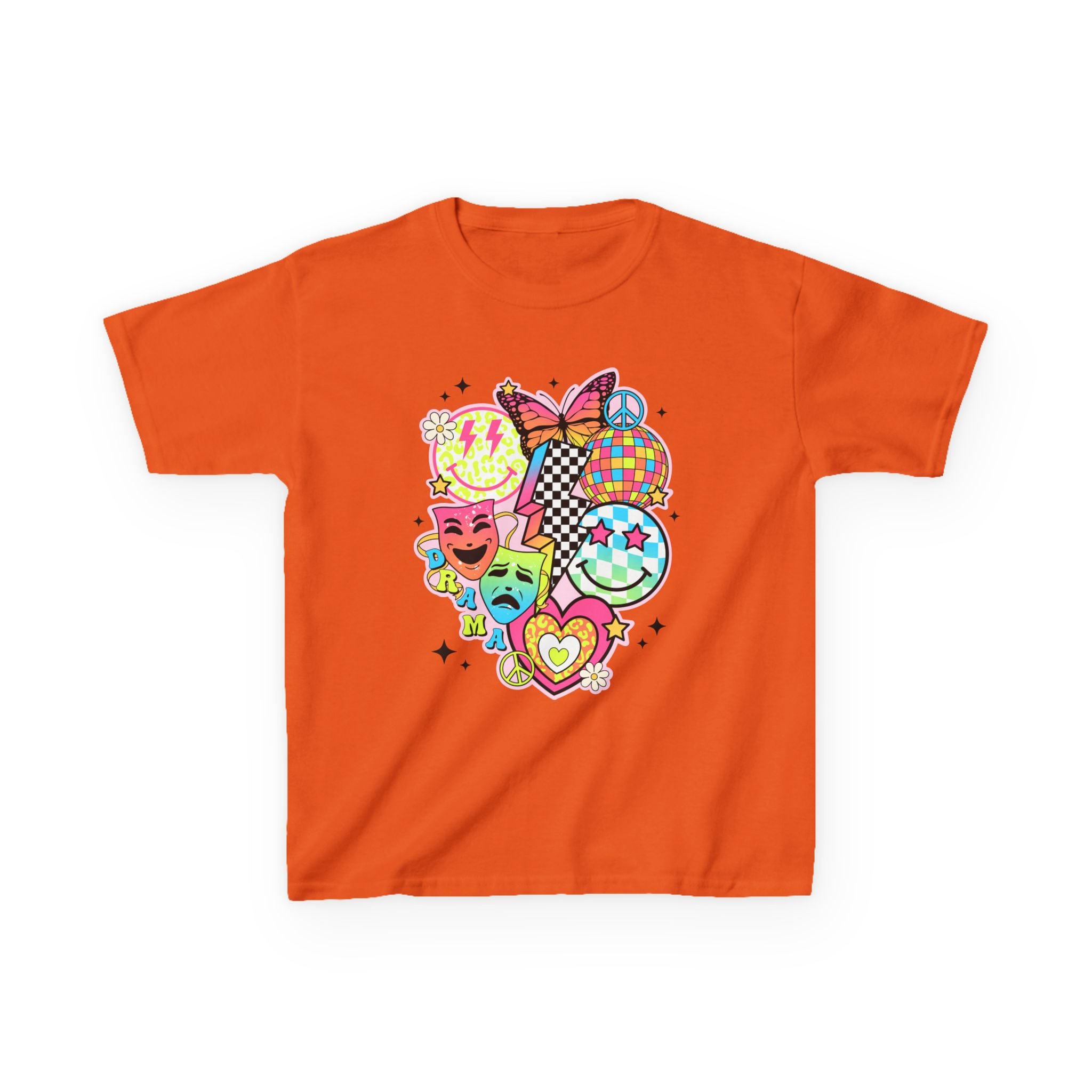 Kids Drama T-Shirt — Colorful Happy Collage