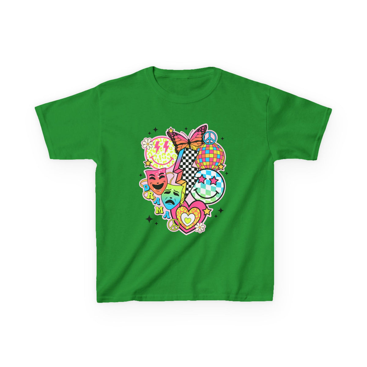 Kids Drama T-Shirt — Colorful Happy Collage