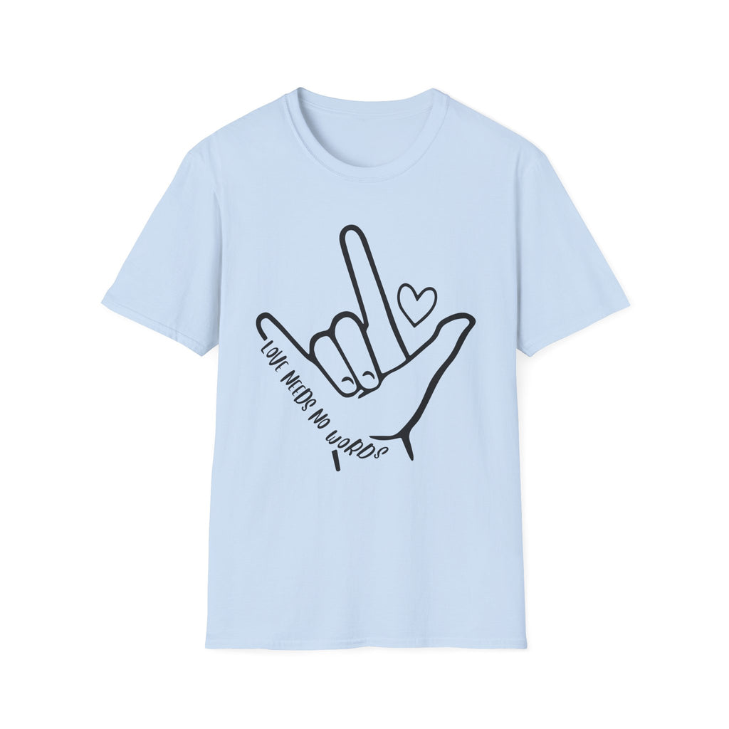 ASL 'I Love You' T-Shirt – Hand Sign Graphic Tee