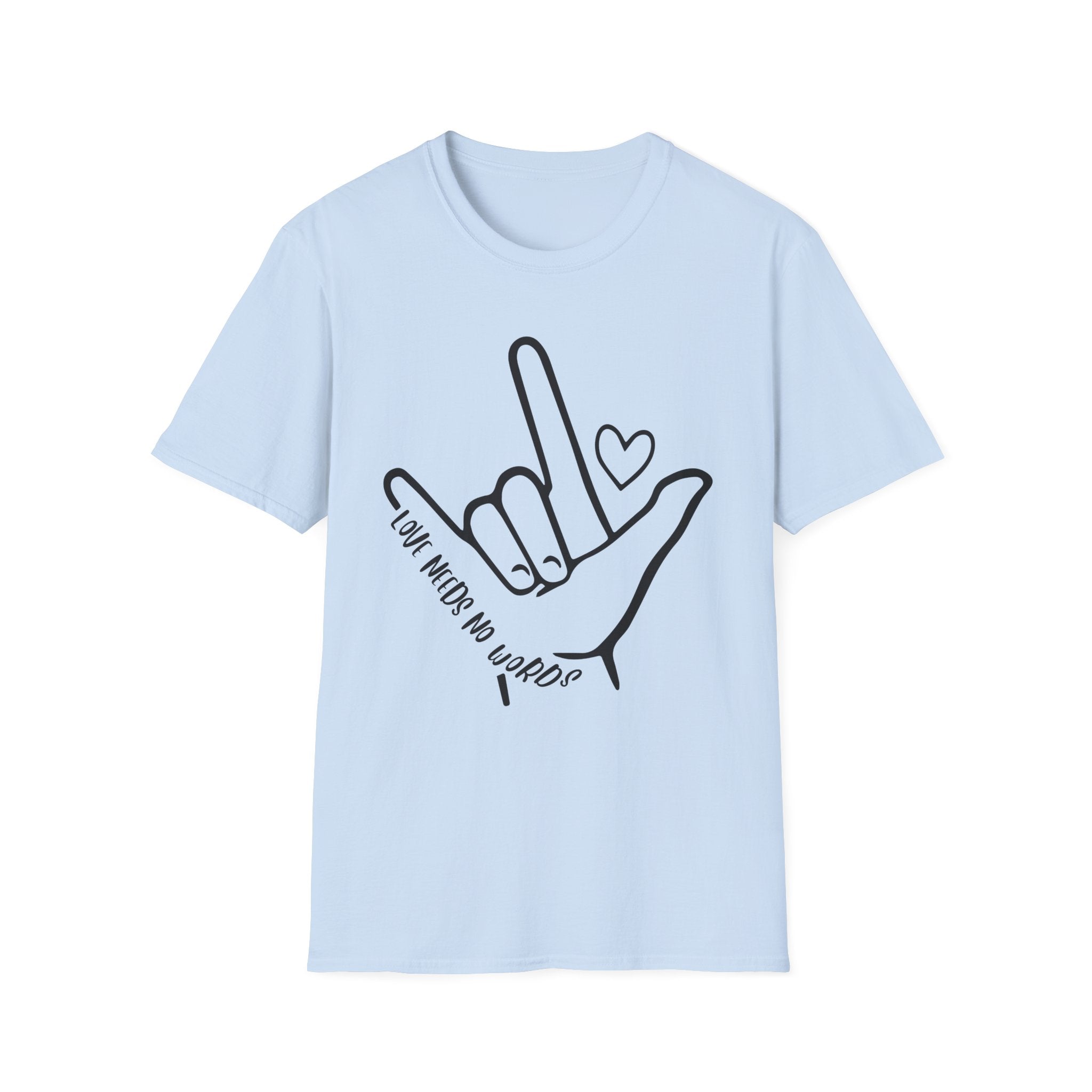 ASL 'I Love You' T-Shirt – Hand Sign Graphic Tee