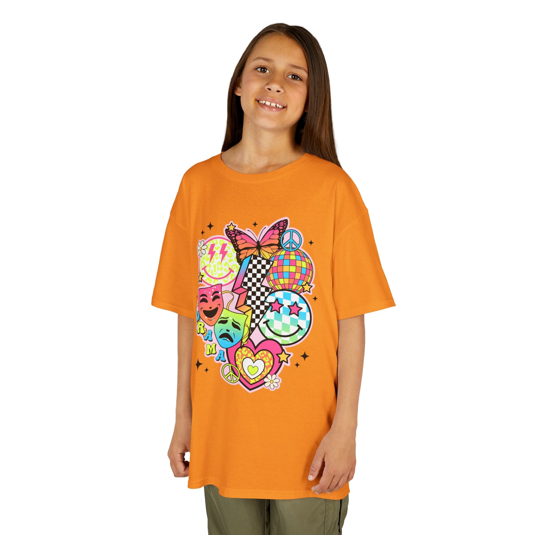 Kids Drama T-Shirt — Colorful Happy Collage