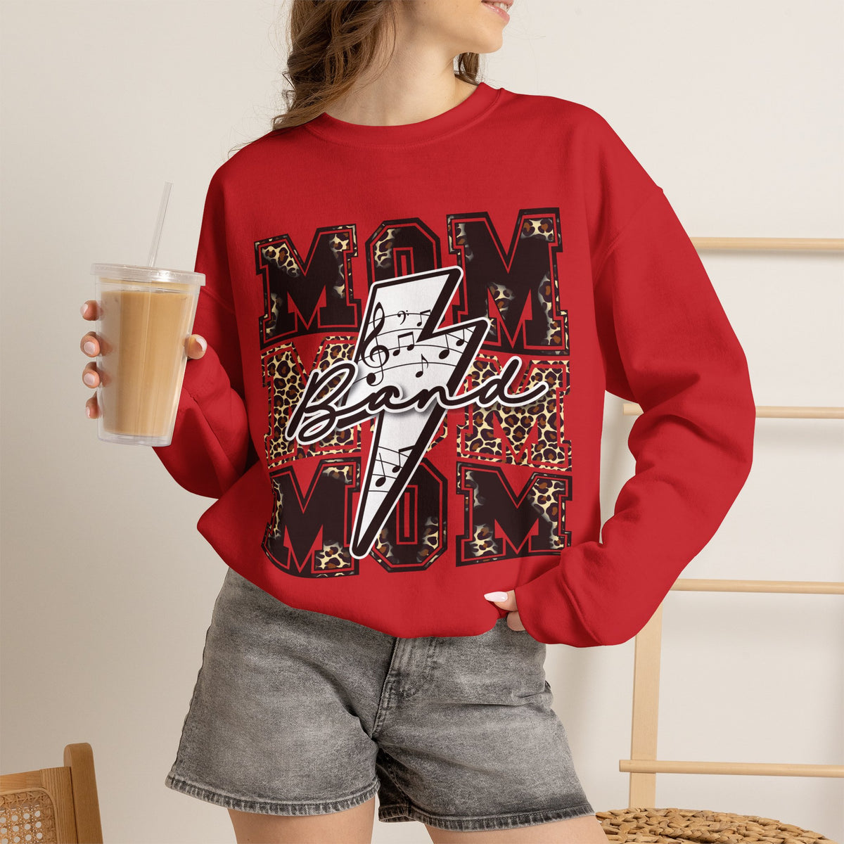 BAnd Mom Crewneck Sweatshirt