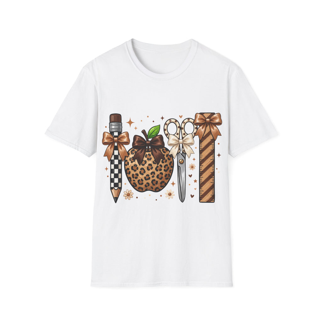 Leopard Apple Scissors T‑Shirt