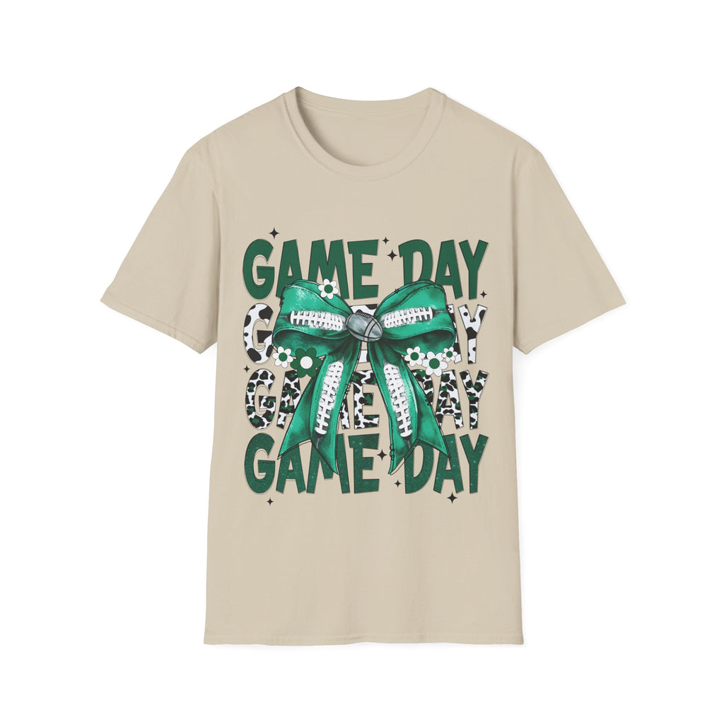 Game Day T-Shirt — Green Bow Football Tee