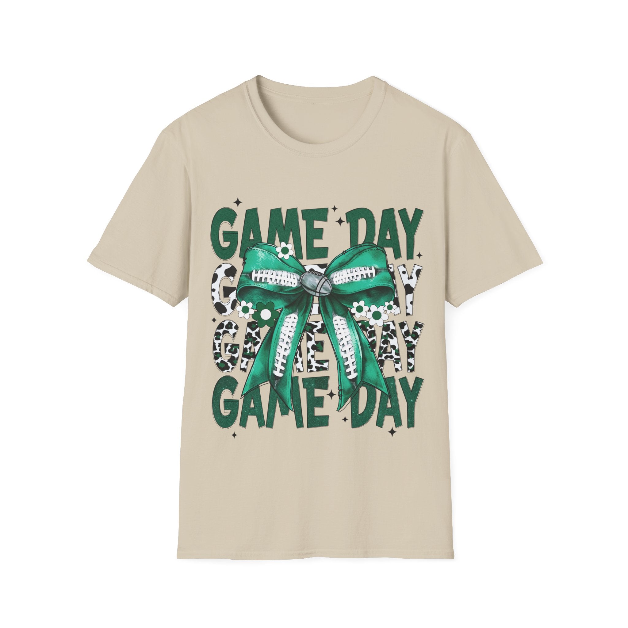 Game Day T-Shirt — Green Bow Football Tee