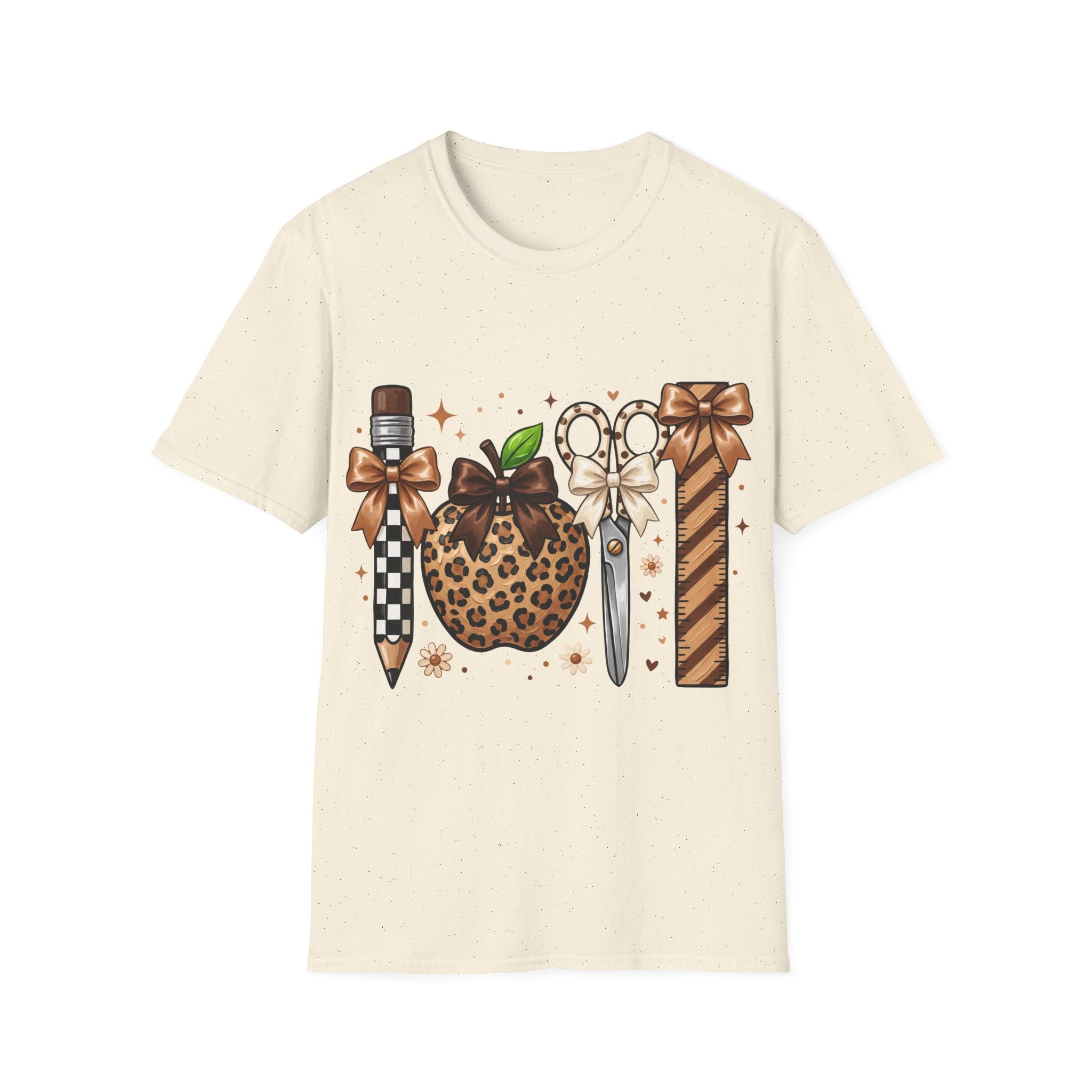 Leopard Apple Scissors T‑Shirt