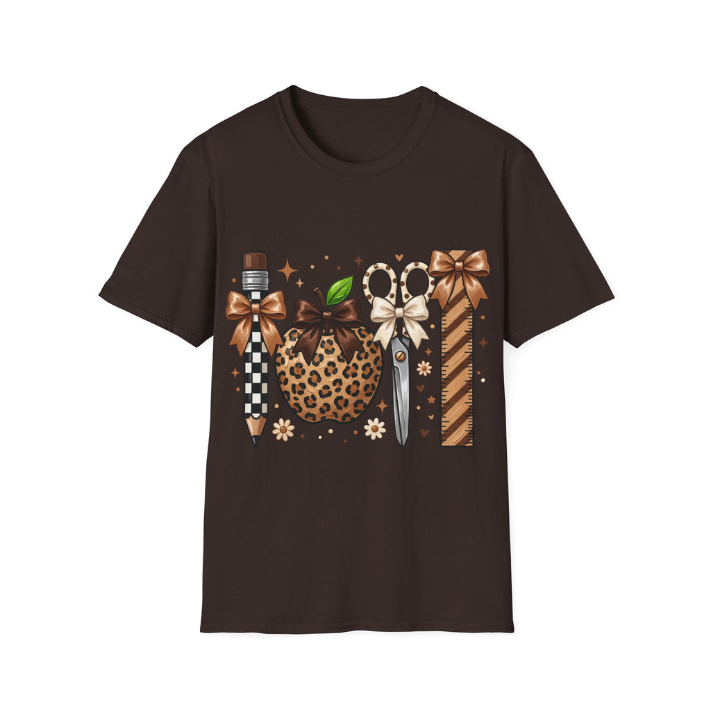 Leopard Apple Scissors T‑Shirt