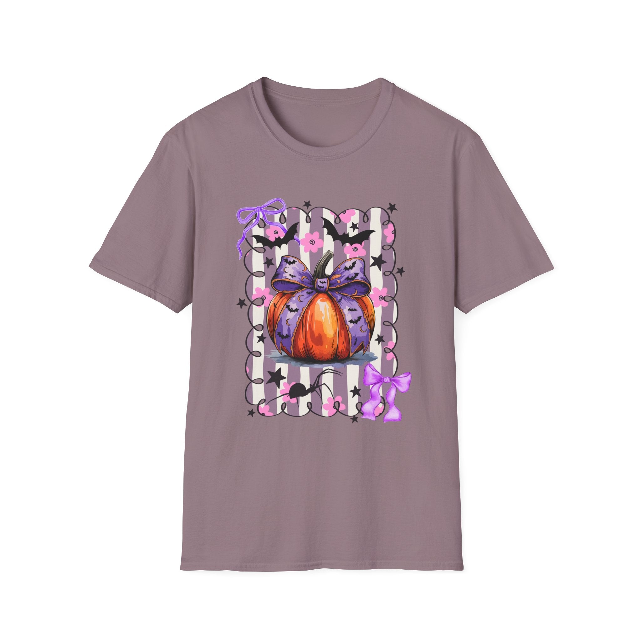 Purple Bow Pumpkin T-Shirt