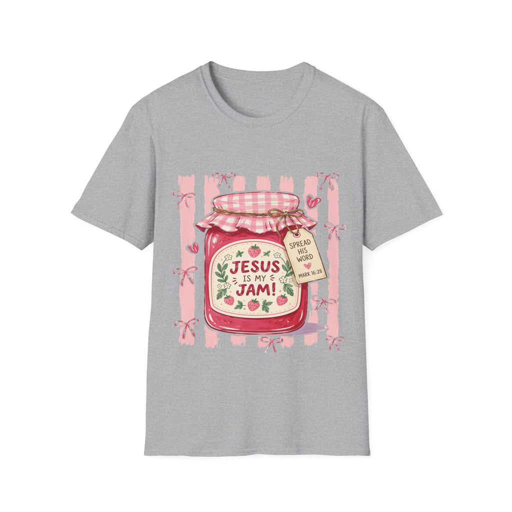 Jesus Is My Jam T-Shirt — Christian Faith Jam Jar Graphic Tee