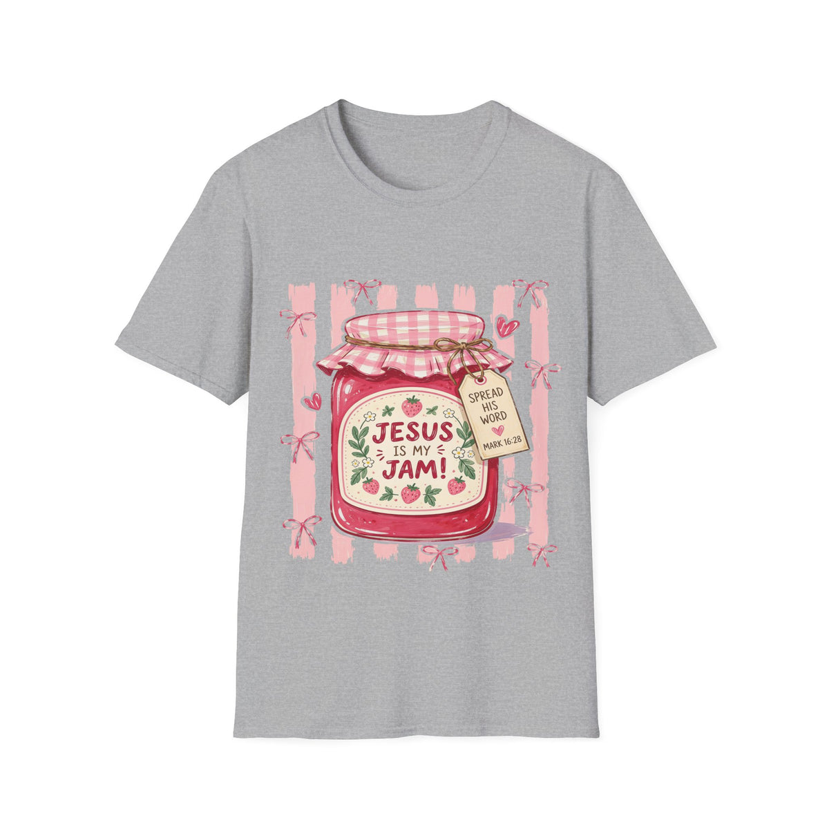 Jesus Is My Jam T-Shirt — Christian Faith Jam Jar Graphic Tee