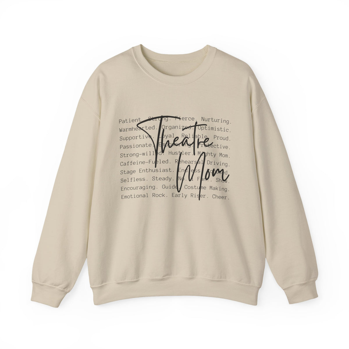 Theatre Mom Sweatshirt – Scripted Word Art Crewneck