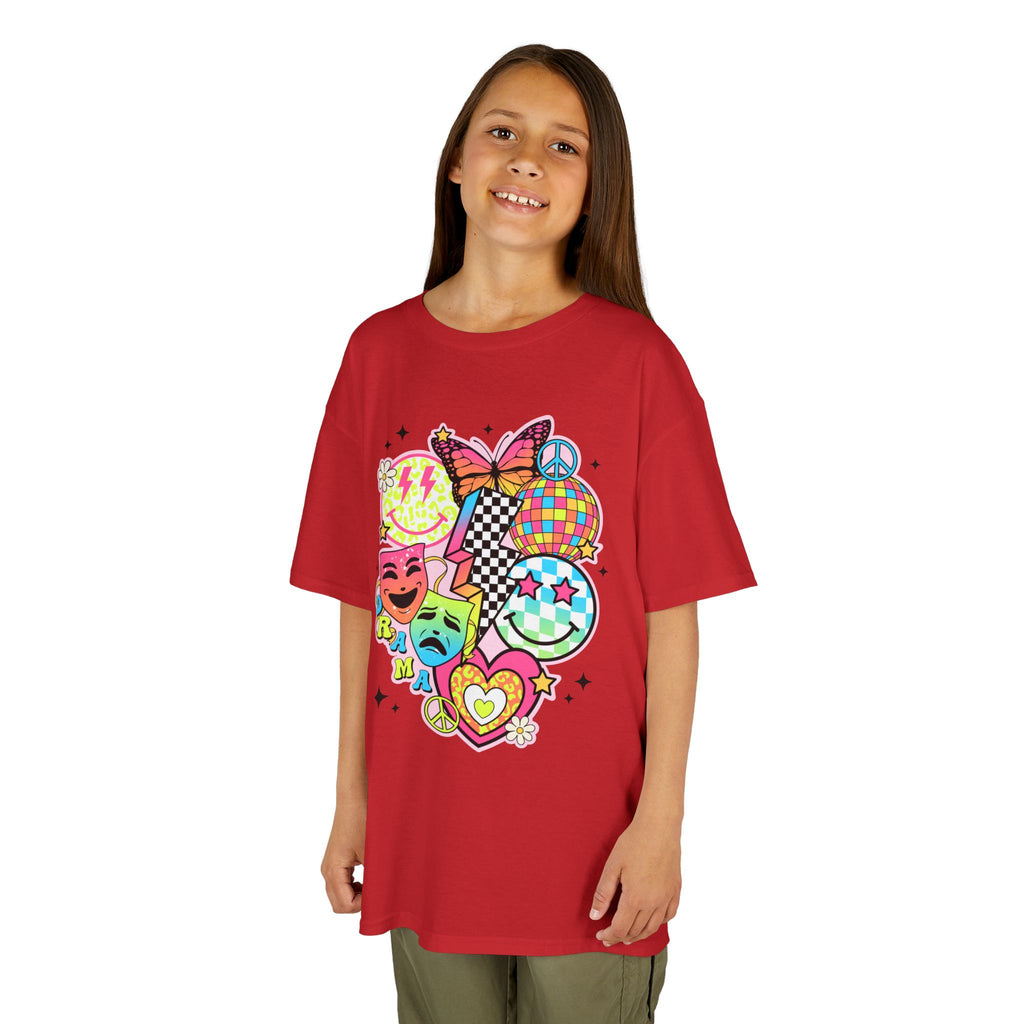 Kids Drama T-Shirt — Colorful Happy Collage