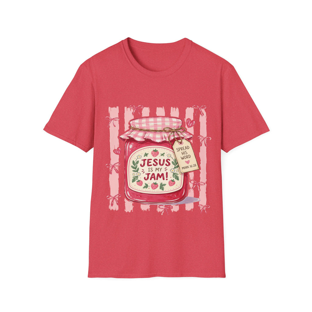 Jesus Is My Jam T-Shirt — Christian Faith Jam Jar Graphic Tee
