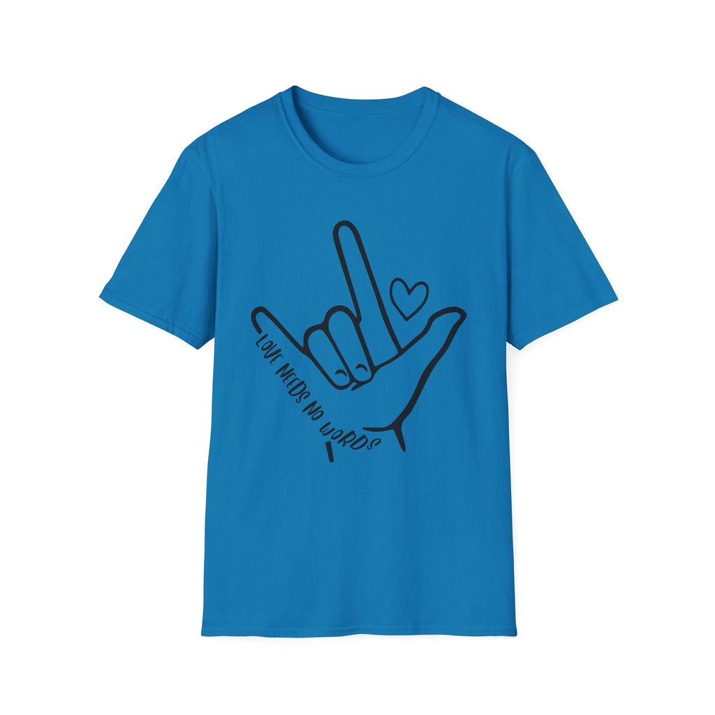 ASL 'I Love You' T-Shirt – Hand Sign Graphic Tee