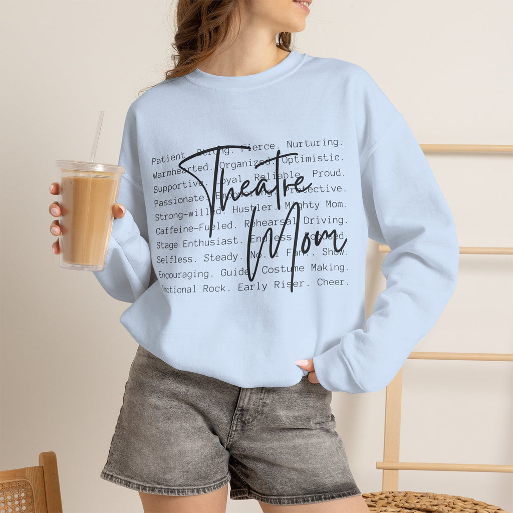 Theatre Mom Sweatshirt – Scripted Word Art Crewneck