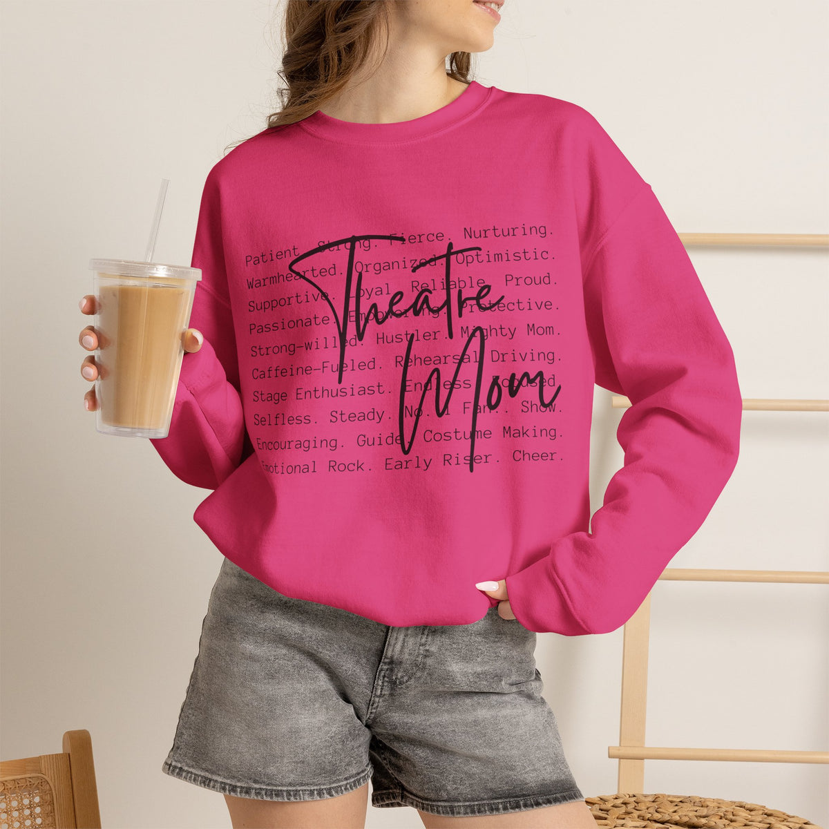 Theatre Mom Sweatshirt – Scripted Word Art Crewneck