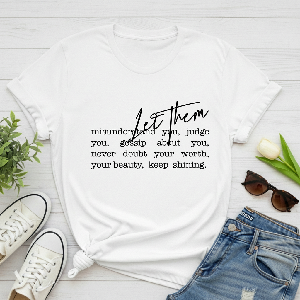 "Let Them" Inspirational Tee