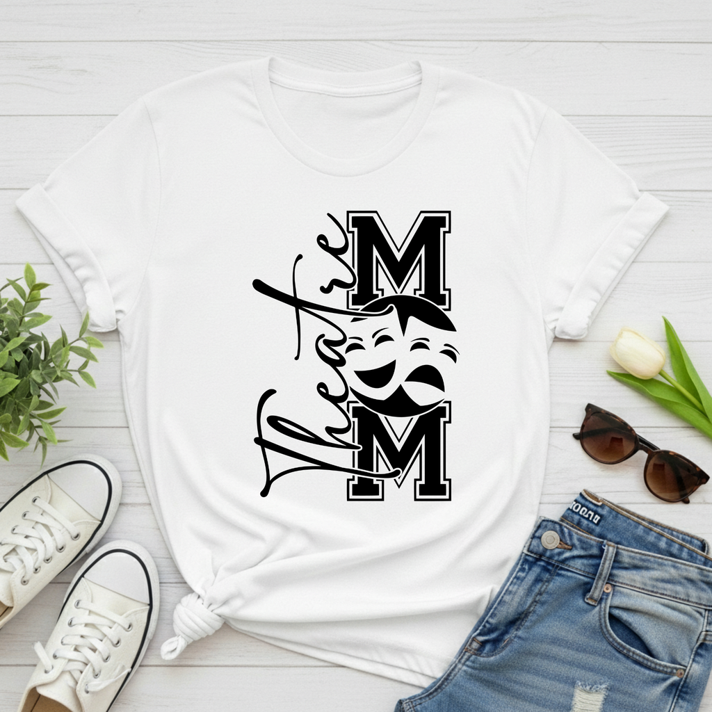 Theatre Mom T-Shirt – Black Logo