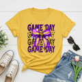 Game Day Leopard Purple Bow T-Shirt