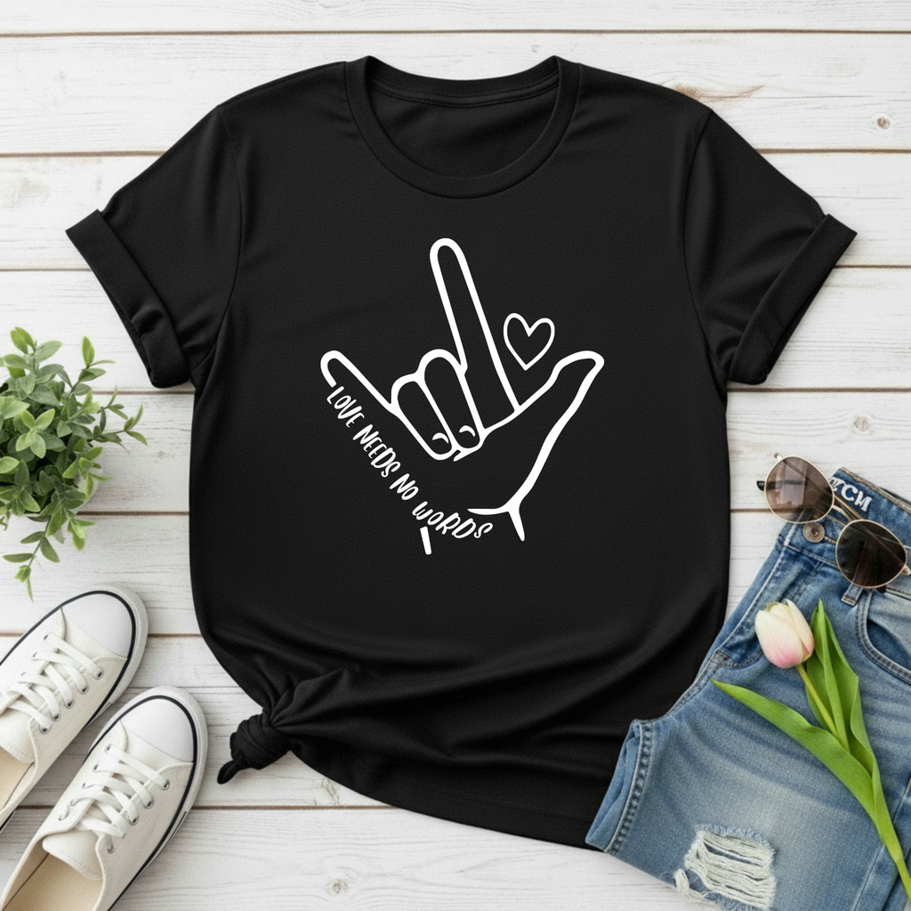 ASL I Love You Tee — Hand Sign Graphic T‑Shirt