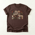 Floral Vintage Book Nerd T-Shirt