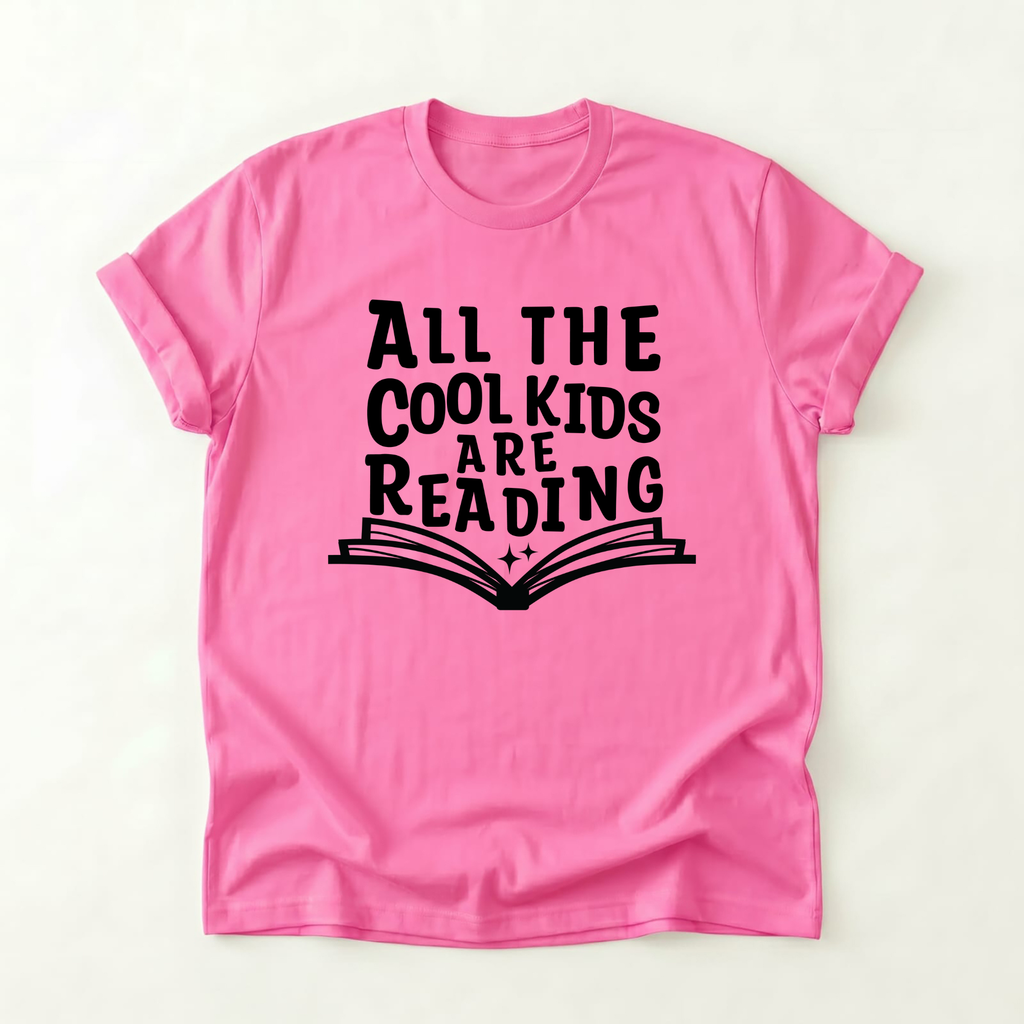 "All The Cool Kids Are Reading" T-Shirt