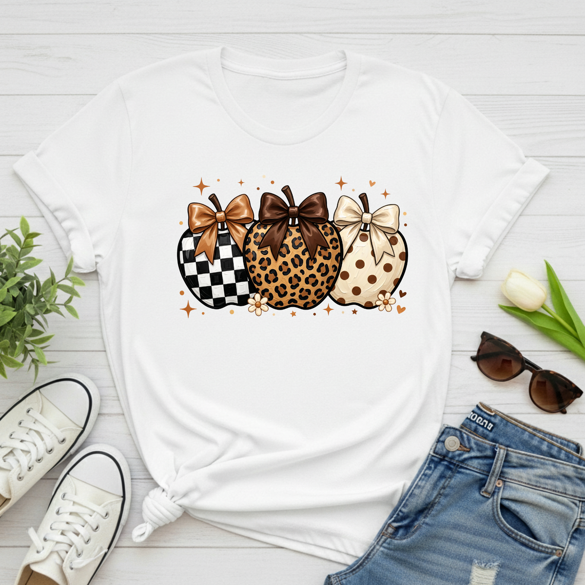 Teacher Apple Graphic T-Shirt