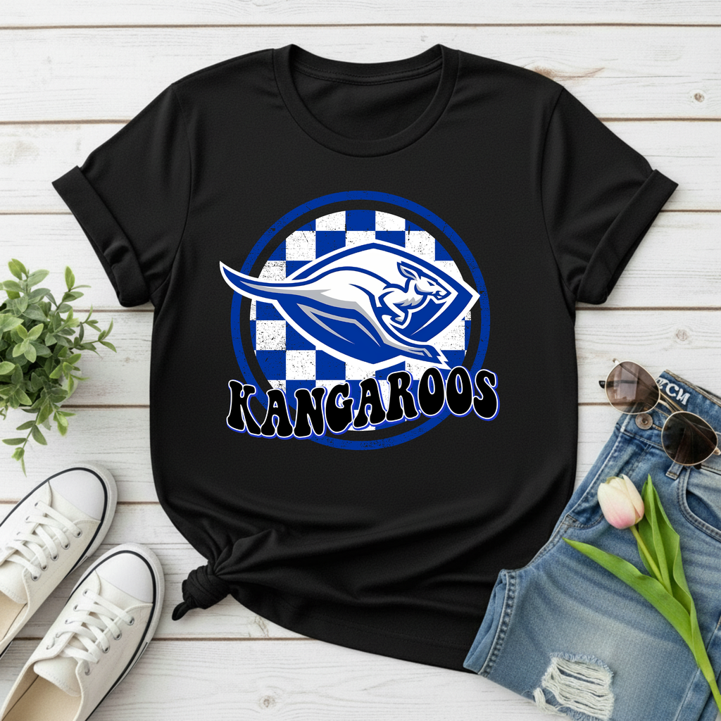 Kangaroos Vintage Logo T‑Shirt