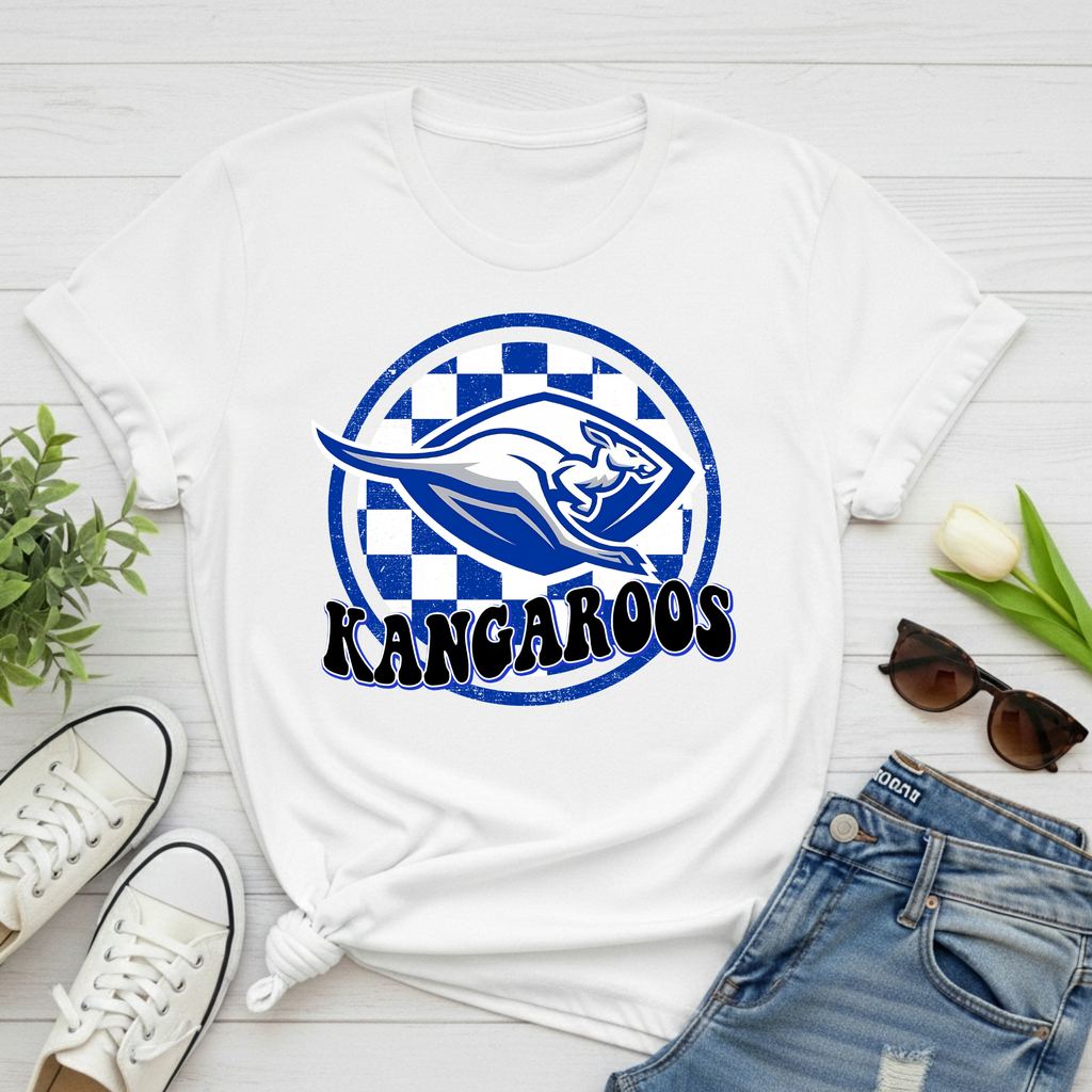 Kangaroos Vintage Logo T‑Shirt