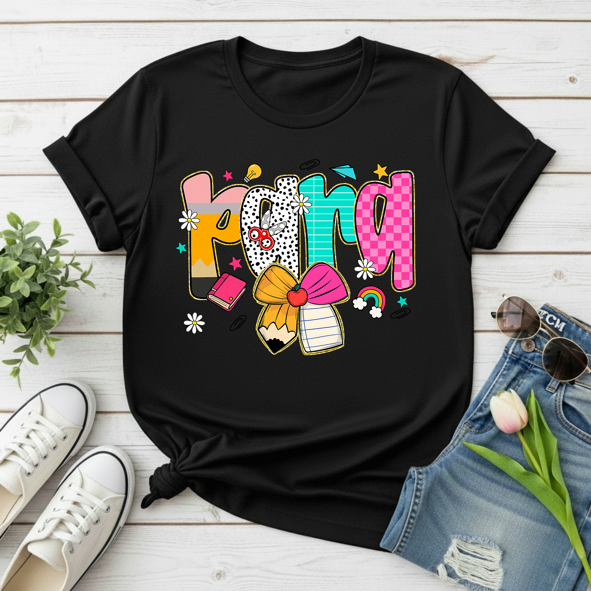 Spring Para Graphic T-Shirt