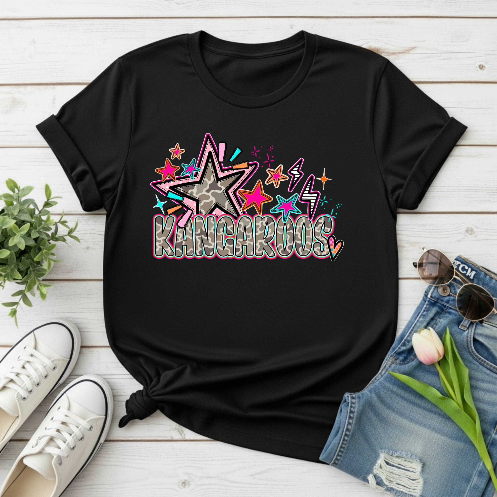 Starburst Roos Graphic Tee