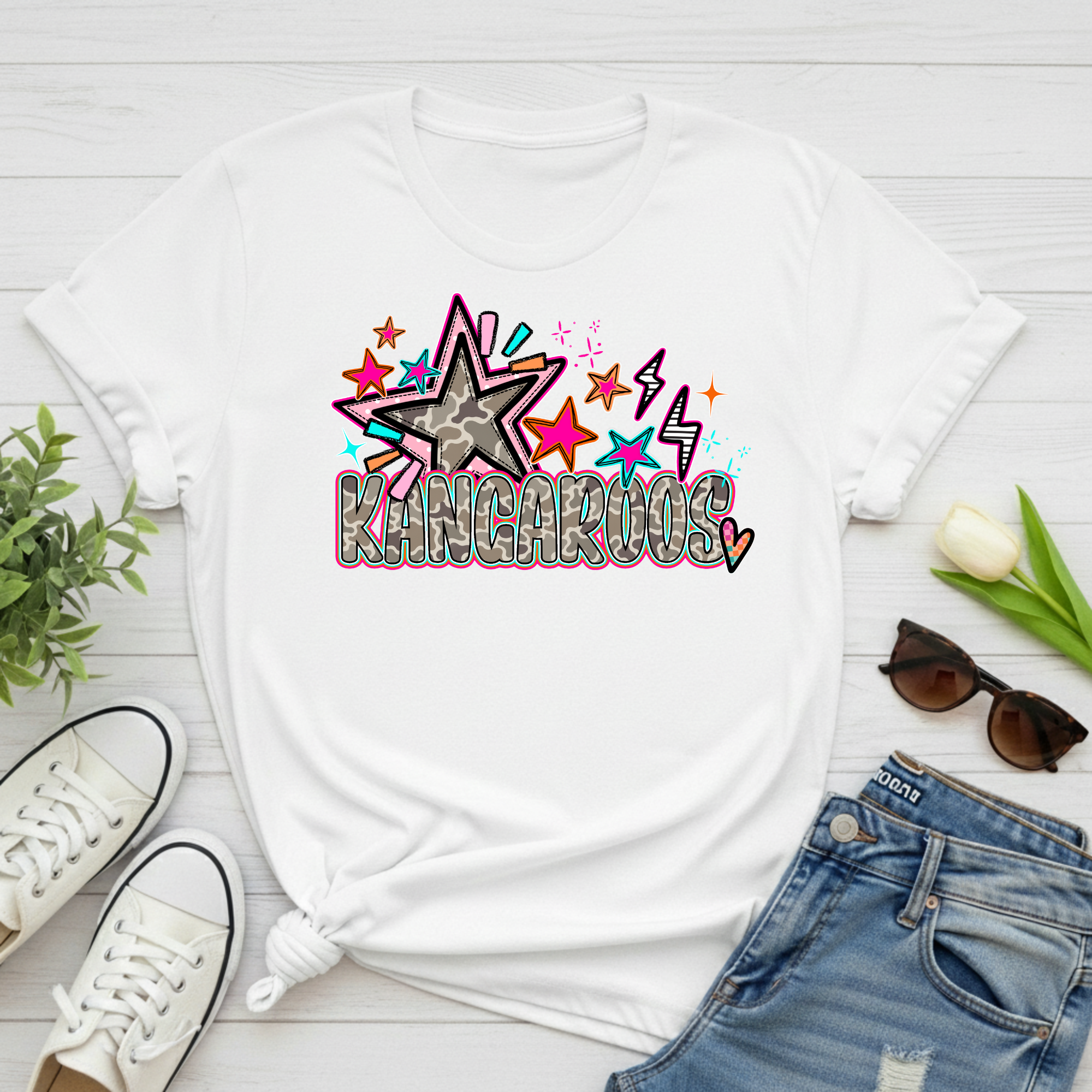Starburst Roos Graphic Tee
