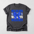 Wildcats Royal Blue Bow T‑Shirt